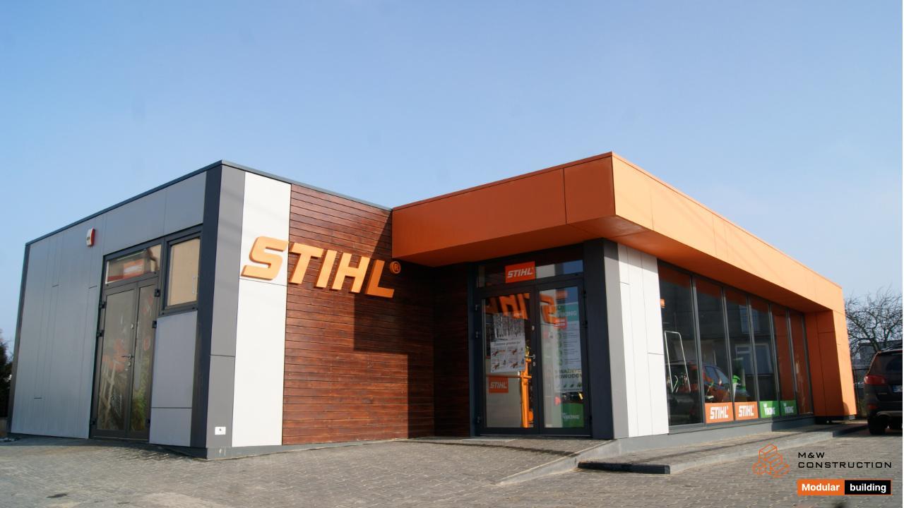 Pawilon handlowy Stihl